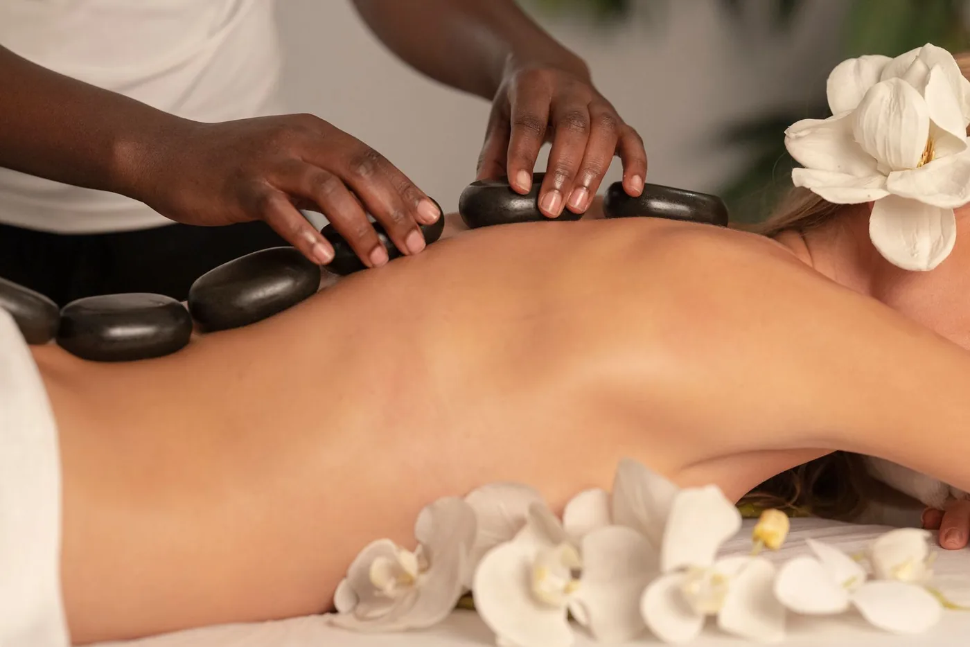 Illustration de la formation Massage aux pierres chaudes