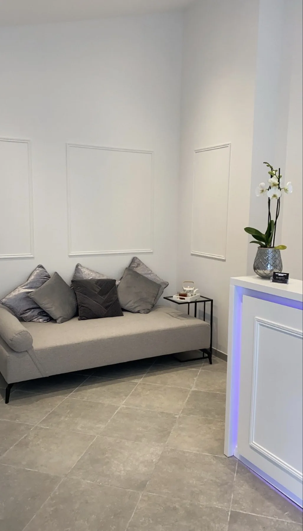 L'espace d'attente du premier institut ouvert par Audrey Laconi en 2020